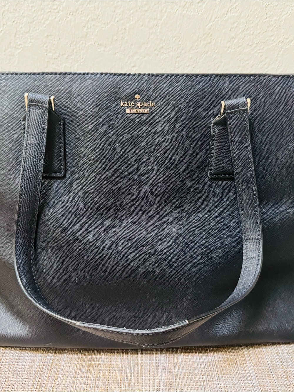 kate spade New York Black Laptop Tote Bag